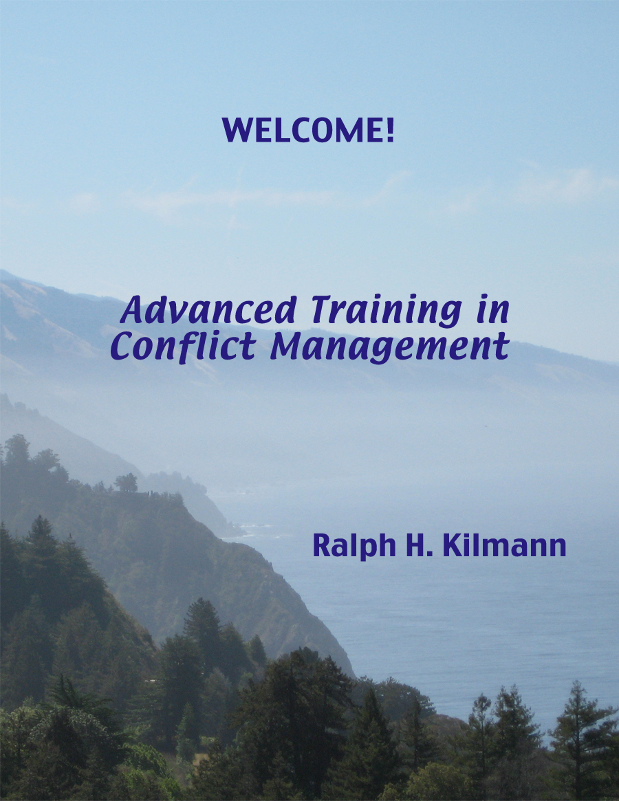 ADVANCED Training in Conflict Management